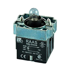 RB2-BW06-12 Shamrock Controls Body Assembly for Push Button & Selector, 12AC/DC, without Contact Blocks