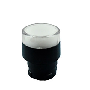 RB2-BW317 Shamrock Controls Flush Push Button, Spring Return, for Incandescent & LED Bulbs, White Color