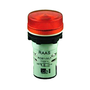 RCB7-IVL-75-12 Shamrock Controls LED Pilot Light, 12AC/DC, Amber Color