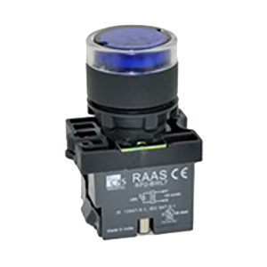 RCP2-BWL367-24 Shamrock Controls Flush Illuminated Led Type Push Button Actuator-24AC/DC, Blue Color