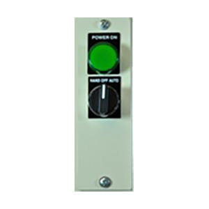 TA9CP12 Shamrock Controls Hand-Off-Auto Selector Switch with Red or Green Pilot Light 120V