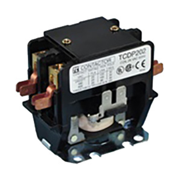 TCDP302-G6 (120/60VAC) Shamrock Controls Definite Purpose 2-Pole Contactor 120/60VAC TCDP302-G6 (120/60VAC) Shamrock Controls Definite Purpose 2-Pole Contactor 120/60VAC
