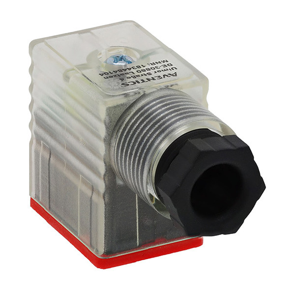 1834484104 Aventics Series CON-VP Valve Plug Connector with Yellow LED