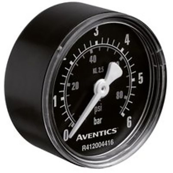 R412004417 Aventics Series PG1-SAS Bourdon Tube Pressure Gauge