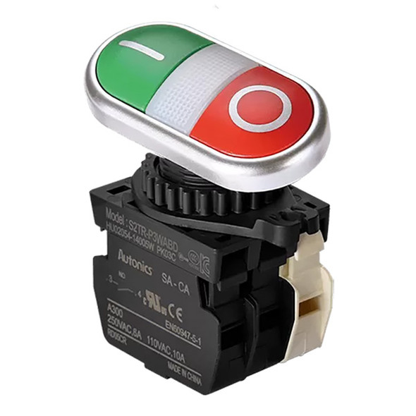 S2TR-P3WABD Autonics Double Push Button Switch