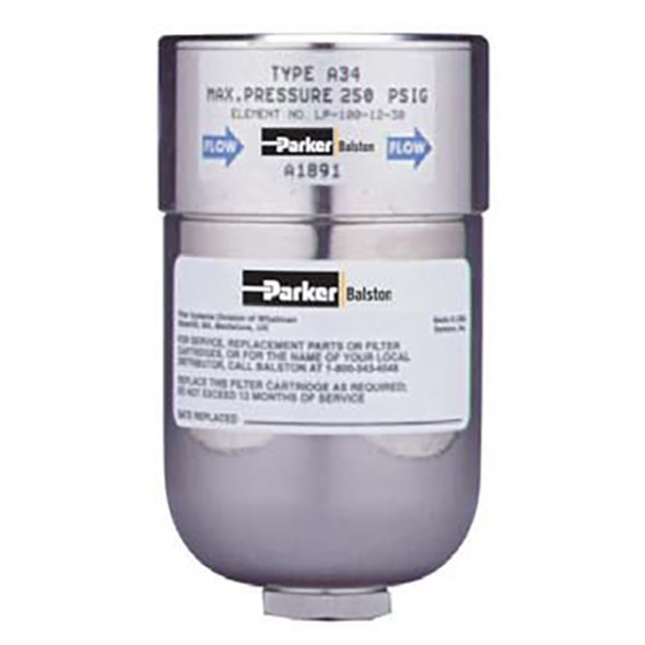 A34 Parker Balston Steam Filter for Steam Sterilization Systems