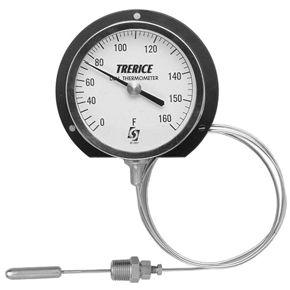 V 80341 110 B01 05 Trerice Model 80341 Remote Mounted Dial Thermometer
