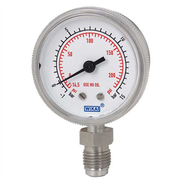 WIKA 230-25 High Purity Pressure Guage 4319657