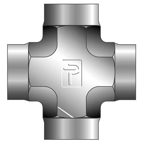 Parker 6 FX-B Cross Fitting