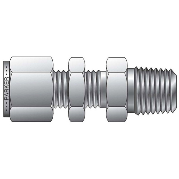 Parker 8-12 FH2BZ-SS Compression Fitting