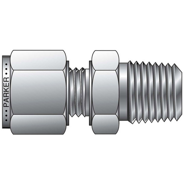 Parker M10MSC1/4N-316 Compression Fitting