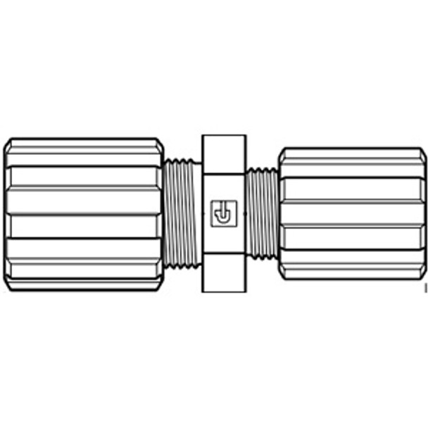 Parker Hannifin Parflare PFA Straight Connector Reducer