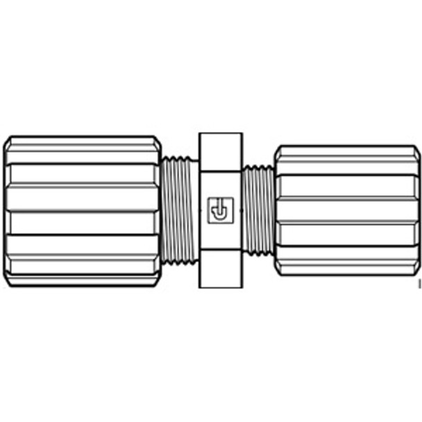 FSCR-86 Parker Partek PFA Straight Connector Reducer
