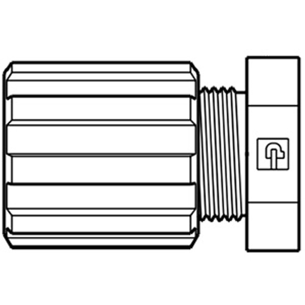 FTPG-4 Parker Partek PFA Tubing Plug