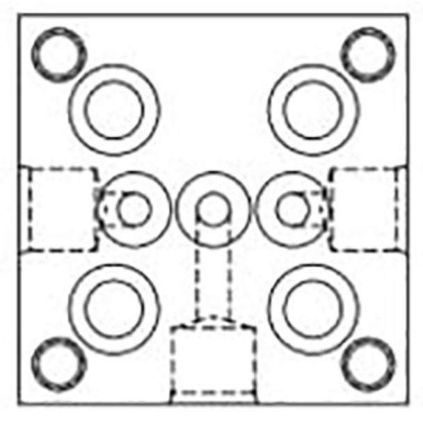 Parker Modular System Fitting IF-T-A1B24-SS