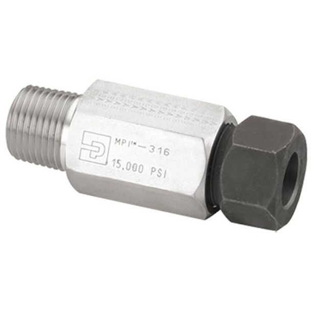 Parker 8-8 HBMP7-SS Medium Pressure Union Connector Fitting