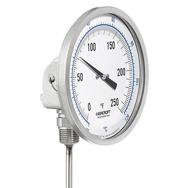 50EL60R0600/200F Ashcroft | Bi-Metal Thermometer | Valin