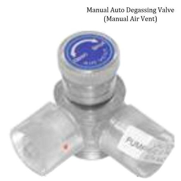 Walchem Manual Degassing Valve