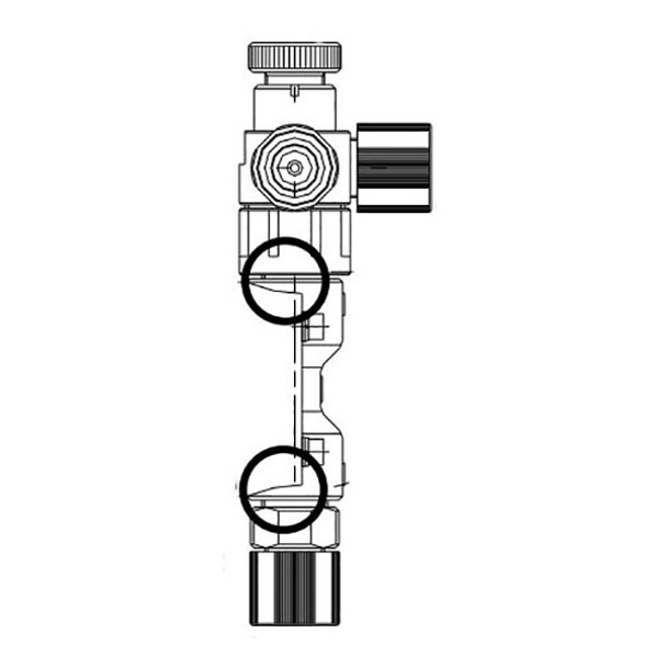 Walchem ZB16VC Electronic Metering Pump Head Assembly
