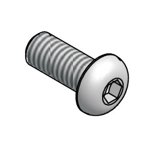 24-130-8 Parker IPS Screw, M8X30, Button Head