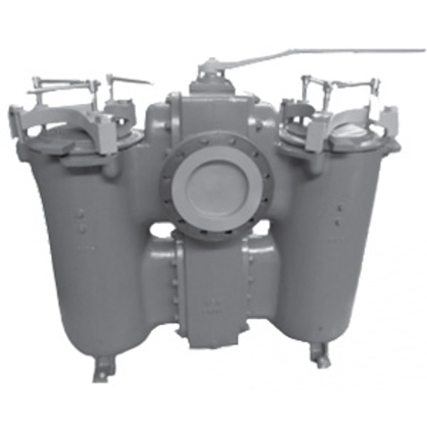 3.0 DS696-CS-100M Titan FCI Model DS 696-CS Flanged Duplex Basket Strainer