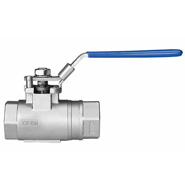 1 152M Jamesbury Ball Valve w/ Handle 2000 CS 1FPT SS RPTFE