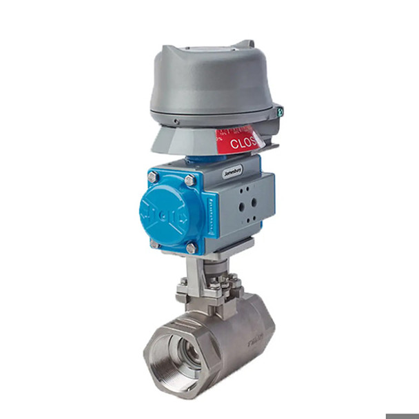 1-1/2 9FBC-3600XTB Jamesbury Eliminator Ball Valve w/ Handle, 1-1/2" Valve Size
