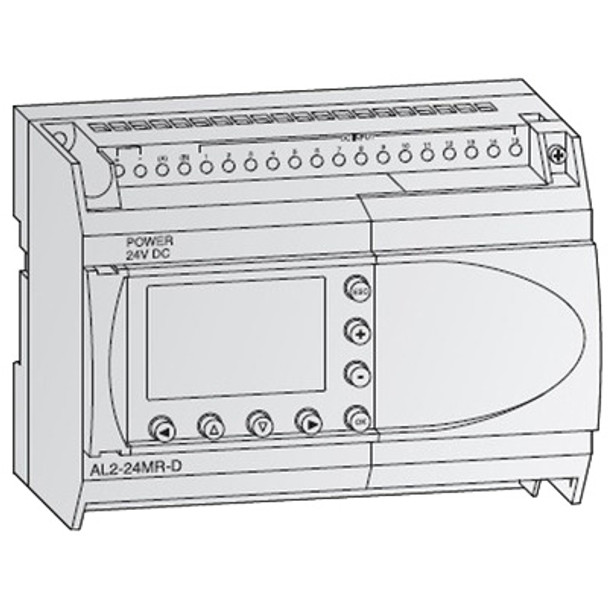 AL2-10MR-A Mitsubishi Electric Compact Programmable Logic Controllers (PLC) CPU w/ Integrated I/Os