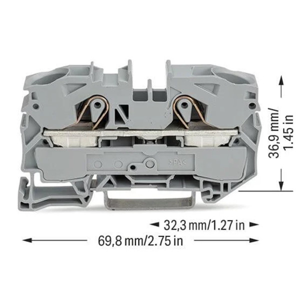 2016-1201 WAGO TOPJOBS Feedthrough Terminal Block