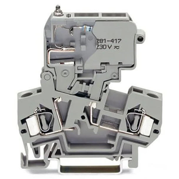 281-611/281-417 WAGO 2-Conductor Fuse Terminal Block