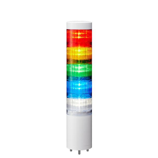 LR6-502WJNW-RYGBC Patlite 60mm 5-Tier Signal Tower LR6-502WJNW-RYGBC Patlite 60mm 5-Tier Signal Tower