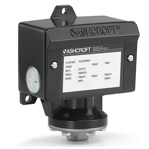 B424V-XFM 150 H2O Ashcroft B Series Pressure Switch