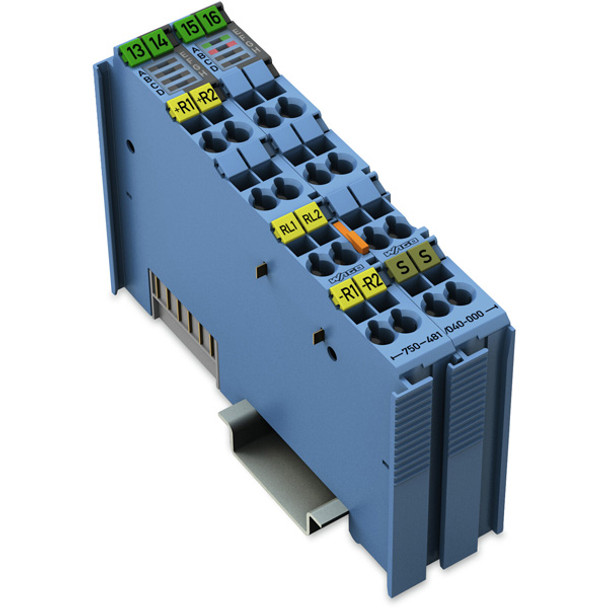 750-481/040-000 WAGO 750 Series Intrinsically-safe analog input slice module