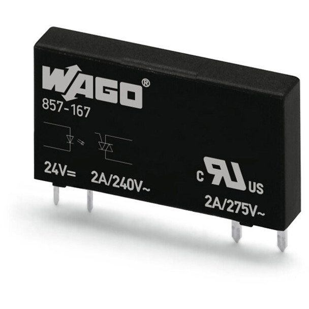 857-167 WAGO 857 Series Replacement plug-in basic solid-state/static relay module