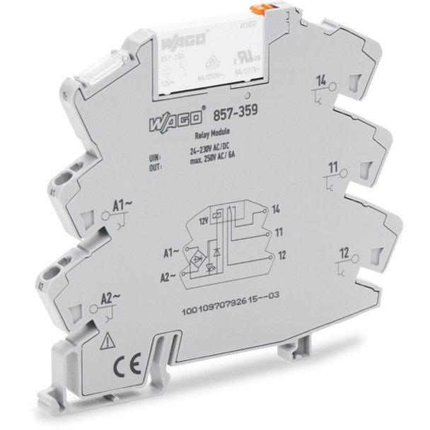 857-359 WAGO 857 Series Plug-in relay assembly