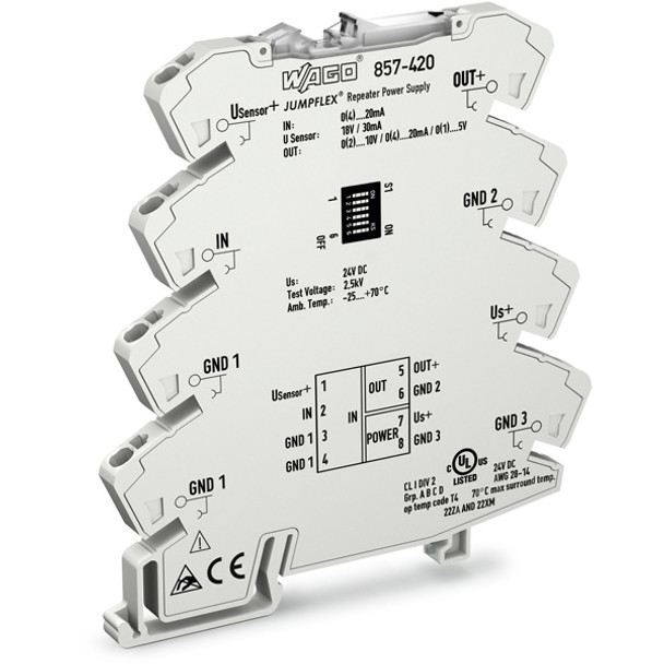 857-420 WAGO 857 Series Single-channel repeater