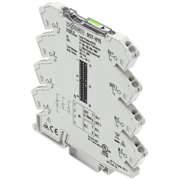 857-815 WAGO 857 Series Loop-powered temp. signal conditioner