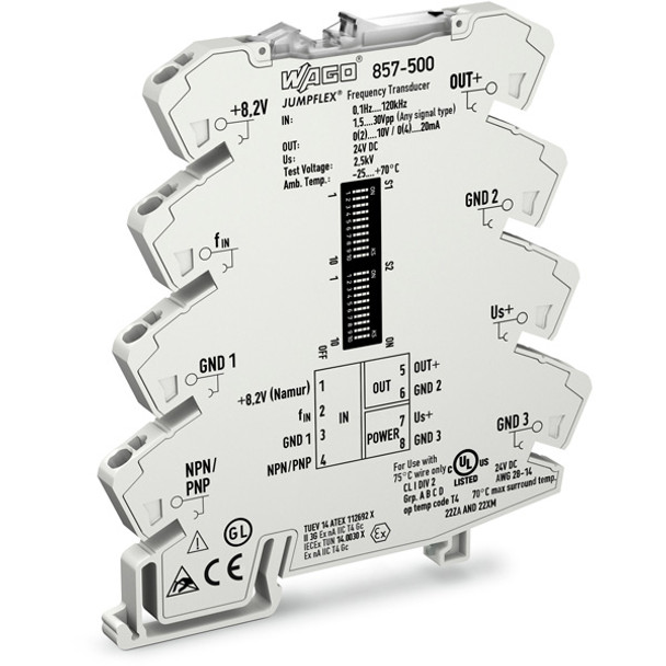 857-500 WAGO 857 Series Frequency signal conditioner