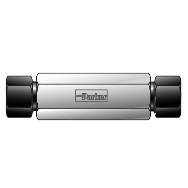 9-6 HBMP7-SS Parker ICD MPI Union Connector, Straight
