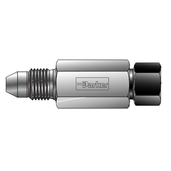 9-6 X42HBMP7-SS Parker ICD Medium Pressure to MPI Connector, Straight