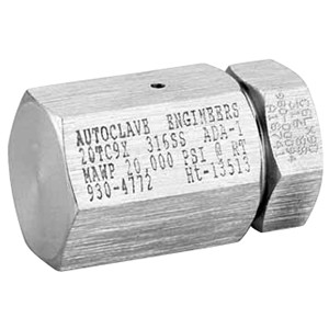 60TC9C Parker Autoclave High Pressure Female Tube Cap