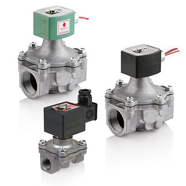 EF8215B060 120/60 110/50 ASCO Valve Series 215 High-Flow Gas Shut Off Solenoid Valve