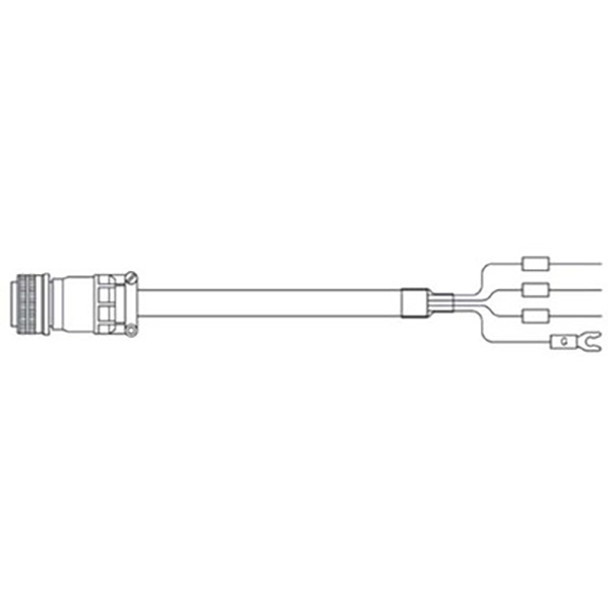 MR-J3P10-5M Mitsubishi Electric Power Cable / Cordset for Servo Motor Direct Connection
