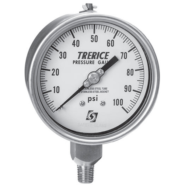 700SS 40 04B A 600 Trerice 700 Series Industrial Pressure Gauge