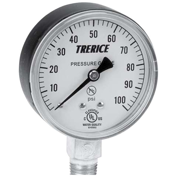 800B 20 02L A 15 Trerice 800B Series Utility Gauge (Pressure)