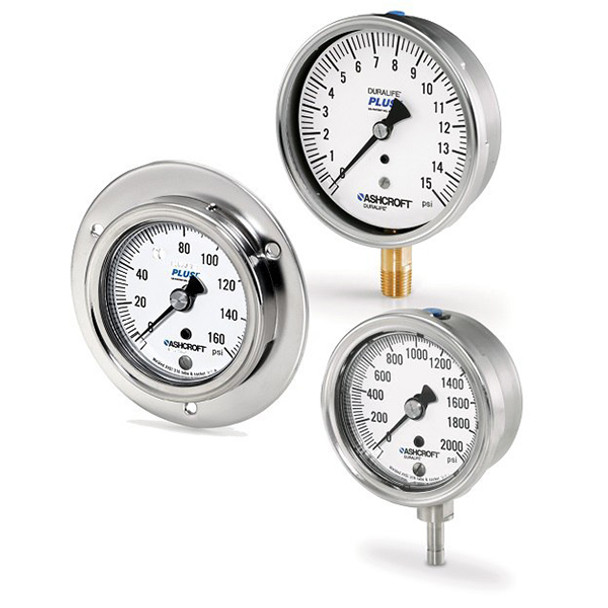 251009SWL02BXFFGV200# Ashcroft Model 1009 Industrial Pressure Gauge