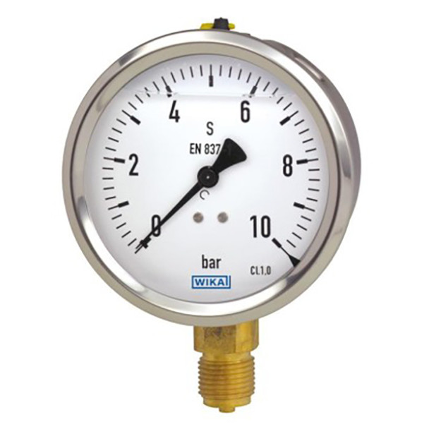 9839717 WIKA Model 213.53 Bourdon Tube Pressure Gauge