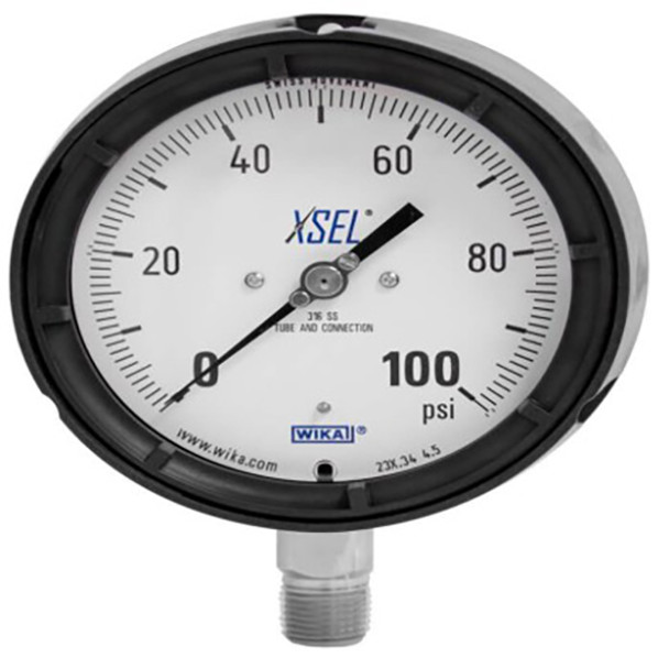 52219658 WIKA Model 232.34 XSEL Process Bourdon Tube Pressure Gauge