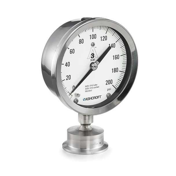 351032S15L200# Ashcroft Model 1032 Sanitary Pressure Gauge