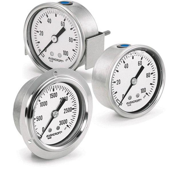 631008S02C300# Ashcroft Model 1008S Industrial Pressure Gauge 631008S02C300# Ashcroft Model 1008S Industrial Pressure Gauge